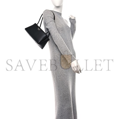 PRADA NAPPA SHOULDER BAG BLACK 1BA368 (25*13.5*13cm)